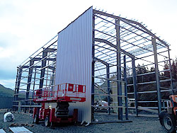 Steel Building Install